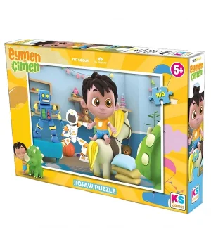 KS Games Eymen ile Çimen 100 Parça Puzzle