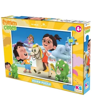 KS Games Eymen Ile Çimen 50 Parça Puzzle