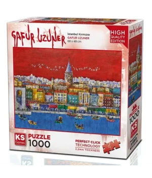 Ks Games İstanbul Kırmızısı Puzzle 1000 Parça 20791