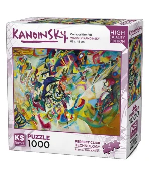 KS Games Kandinsky: Composition VI Puzzle 1000 Parça 20742