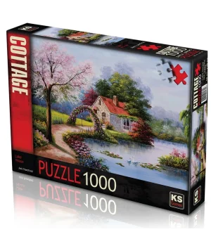 KS Games Lake House Puzzle 1000 Parça 20782