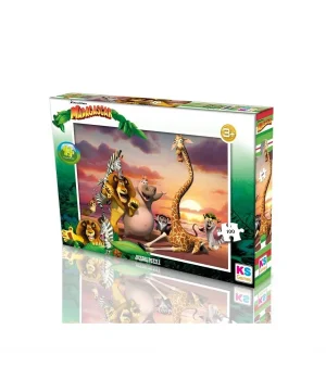 Ks Games Madagascar Puzzle 100 Parça