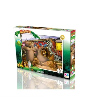 Ks Games Madagascar Puzzle 50 Parça