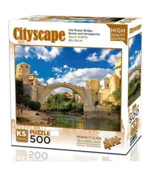 Ks Games Old Mostar Bridge Bosna-Hersek Puzzle 500 Parça
