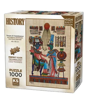 KS Games Papirus Throne of Tutankhamun Puzzle 1000 Parça 20743
