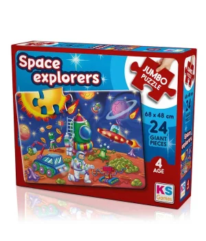 KS Games Space Explorers 24 Parça Puzzle