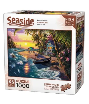 KS Games Sunset Beach Puzzle 1000 Parça 20798