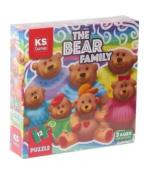 KS Games The Bear Family Pre-School Puzzle