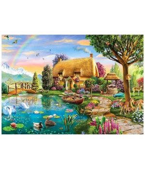 KS Lakeside Cottage 2000 Parça Puzzle