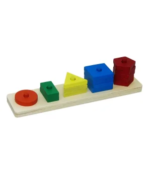 Kutulu Ahşap Geometrik Şekiller