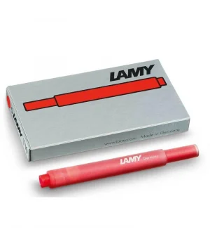 Lamy T10 Dolma Kalem Kartuşu 5li Kutu KIRMIZI