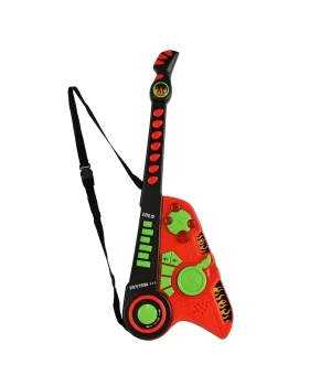 Led Işıklı Melodili Askılı Müzikli Gitar