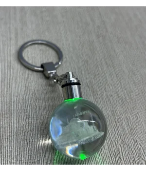 Ledli Ayasofya Tasarımı Kristal Anahtarlık Alk3803