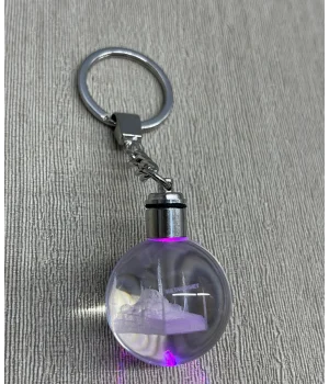 Ledli Sultanahmet Tasarımı Kristal Anahtarlık Alk3804