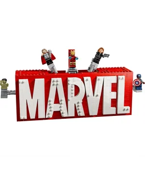 LEGO Marvel MARVEL Logosu ve Minifigürleri 76313
