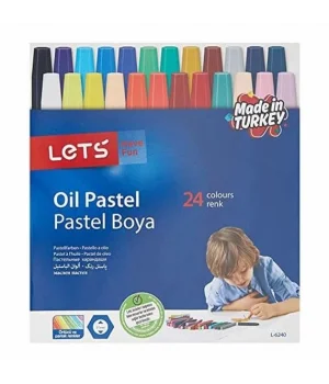 Lets Pastel Boya 24 Renk Karton Kutu (L-6240)