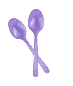 Lila Plastik Kaşık