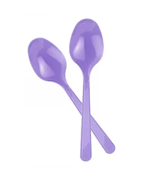 Lila Plastik Kaşık