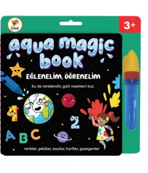 Lino Aqua Magic Book Sihirli Boyama Kitabı EĞLENELİM, ÖĞRENELİM