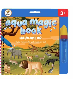 Lino Aqua Magic Book Sihirli Boyama Kitabı HAYVANLAR