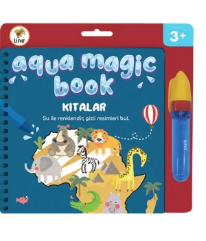 Lino Aqua Magic Book Sihirli Boyama Kitabı KITALAR