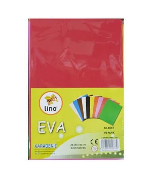 Lino Eva 20x30 Cm. Karışık Renk 10Lu (RBE-200***)