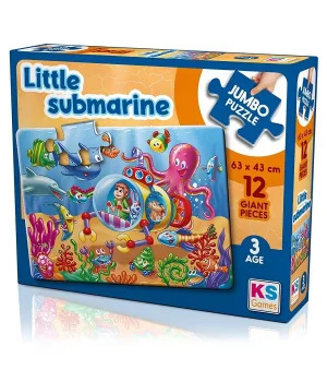 Little Submarine 12 Parça Jumbo Boy Puzzle