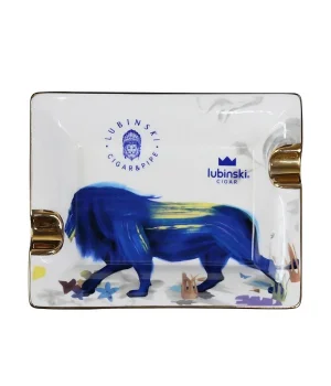 Lubinski Blue Lion Seramik Puro Küllüğü Beyaz/Gold 2li