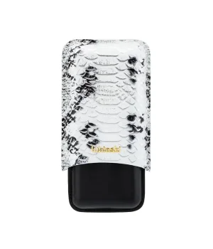 Lubinski Deri Puro Kılıfı Croco Silver/Siyah 3lü (60Ring)
