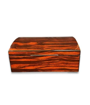 Lubinski İtaly Bombeli Humidor Puro Kutusu Maun 100s