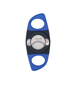 Lubinski Plastik Standlı Puro Kesici Siyah/Mavi 60 Ring