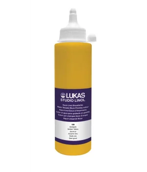 Lukas Studio Su Bazlı Linol Baskı Boyası 250 ml. Altın Sarı