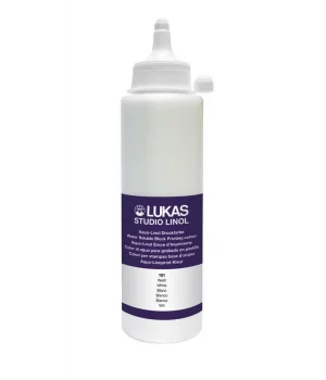 Lukas Studio Su Bazlı Linol Baskı Boyası 250 ml. Beyaz