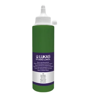 Lukas Studio Su Bazlı Linol Baskı Boyası 250 ml. Koyu Yeşil