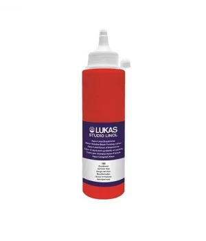 Lukas Studio Su Bazlı Linol Baskı Boyası 250 ml. Vermilion