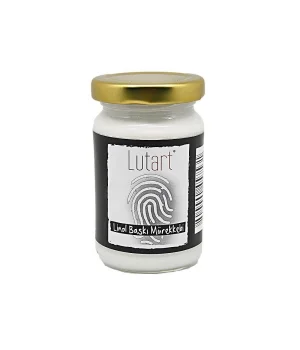 Lutart Linol Baskı Mürekkebi 100 ml. BEYAZ