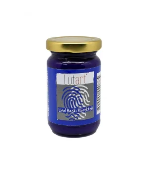 Lutart Linol Baskı Mürekkebi 100 ml. MAVİ
