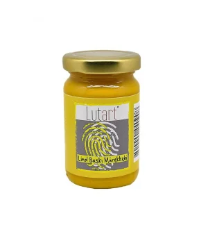 Lutart Linol Baskı Mürekkebi 100 ml. SARI