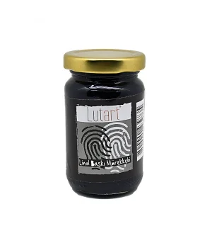 Lutart Linol Baskı Mürekkebi 100 ml. SİYAH
