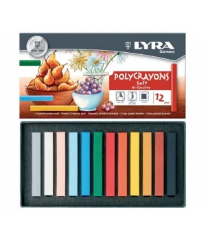 Lyra Polycrayons Soft - Toz Pastel Boya Seti 12 Renk
