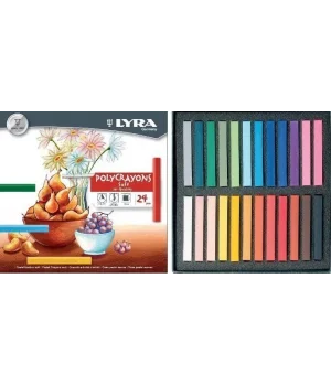 Lyra Polycrayons Soft - Toz Pastel Boya Seti 24 Renk