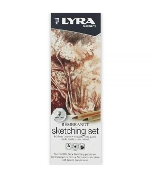 Lyra Rembrandt Sketching Set Karakalem Eskiz Çizim Seti 6lı