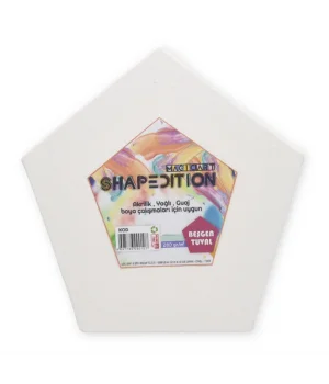 Magic Art Shapedition Beşgen Tuval 10 cm.