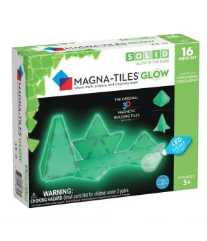 Magna Tiles Glow Gece Parlayan Bloklar 16 Parça