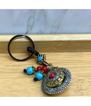 Mantra Çarkı Şans Anahtarlık Alk4465