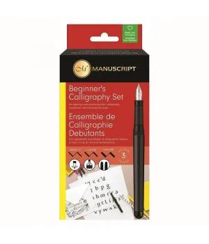 Manuscript Beginner Kaligrafi Kalemi Seti 3lü Karton Kutu