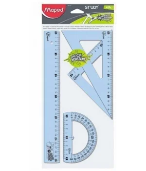 Maped Study Kırılmaz Çizim Seti 30 Cm. 4Lü (981701)