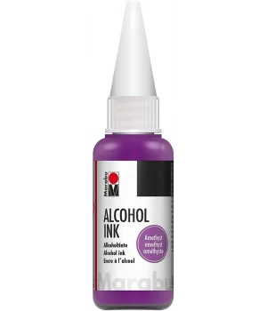 Marabu Alcohol Ink Alkol Bazlı Mürekkep 20 ml. Amethyst