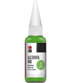 Marabu Alcohol Ink Alkol Bazlı Mürekkep 20 ml. Apple Green
