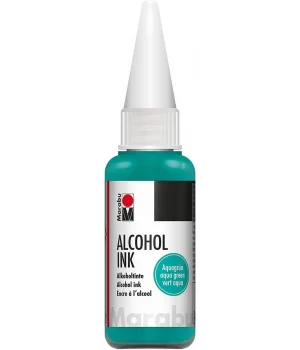 Marabu Alcohol Ink Alkol Bazlı Mürekkep 20 ml. Aqua Green